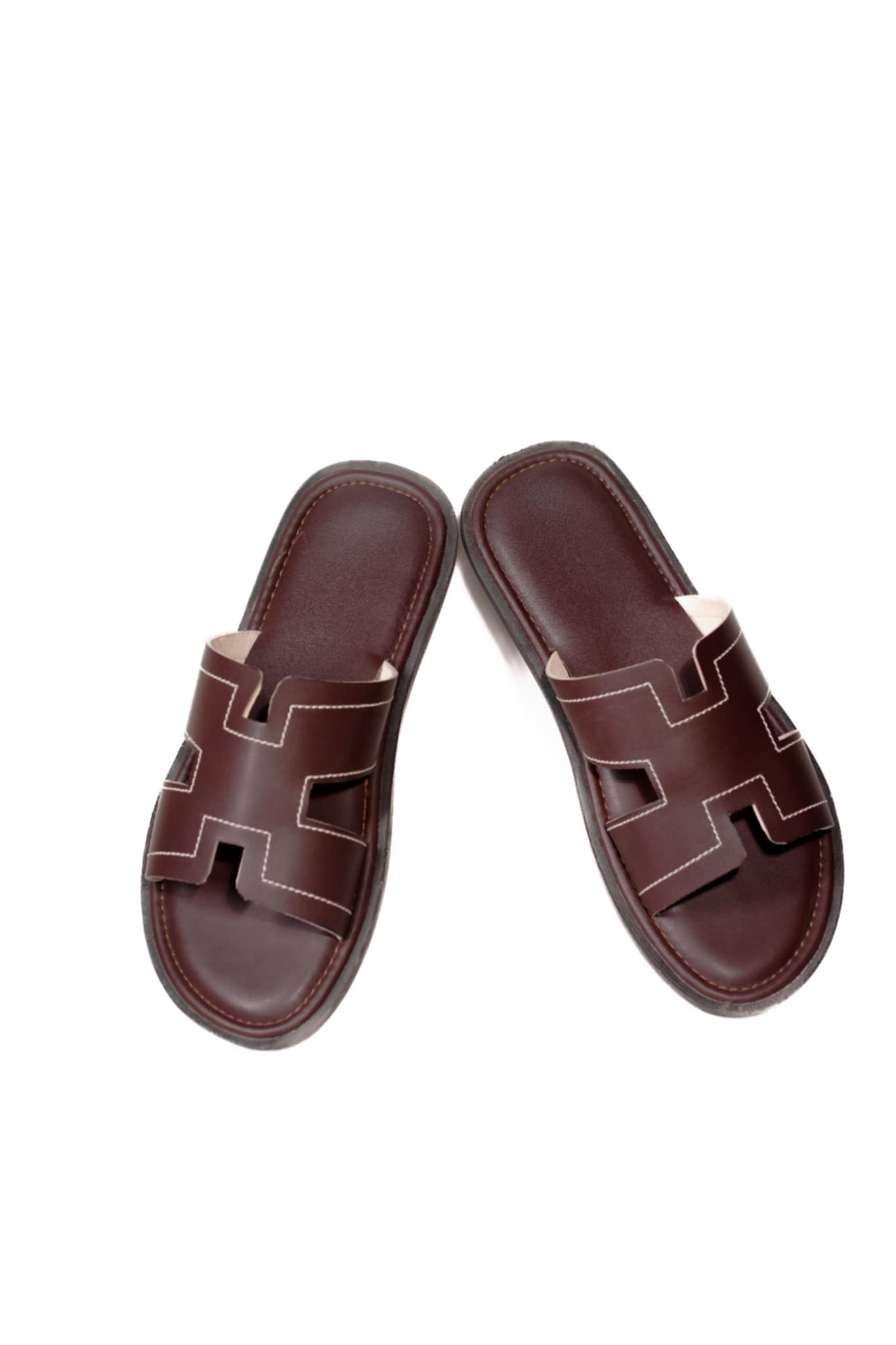 Lzmiri Slippers In Unique Stitching