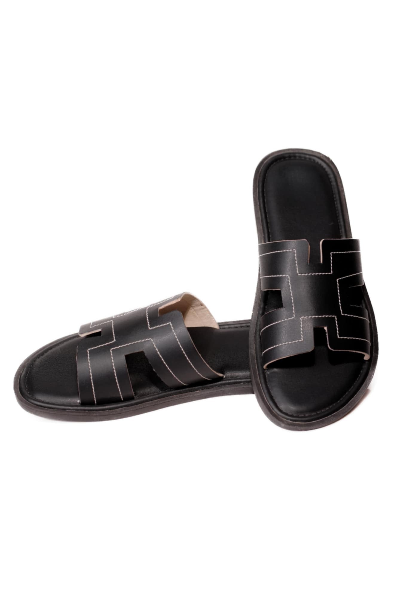 Lzmiri Slippers In Unique Stitching