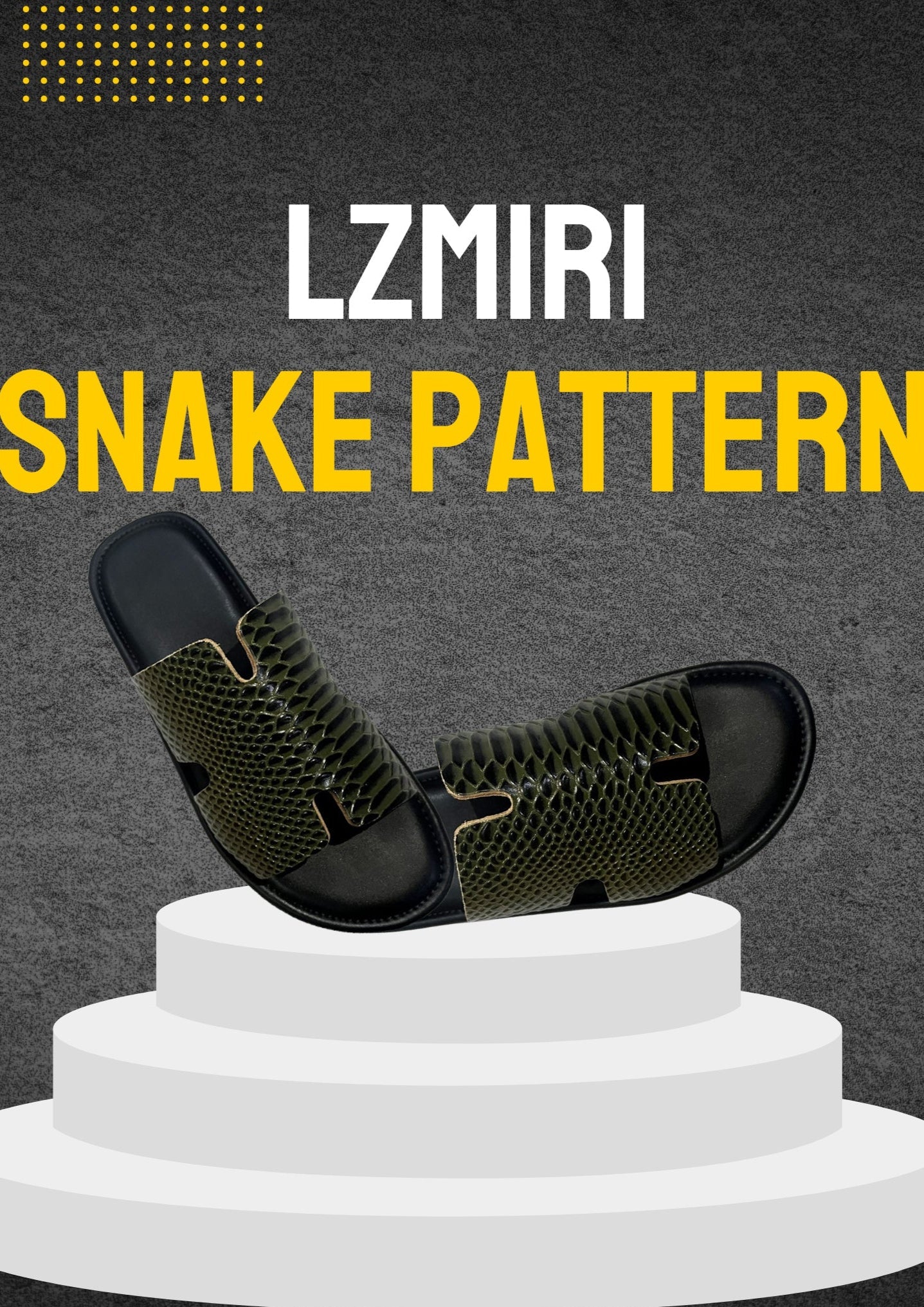 H Shape lzmiri In Snake Pattern